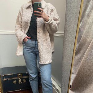 H&M Oversized Sherpa Shacket